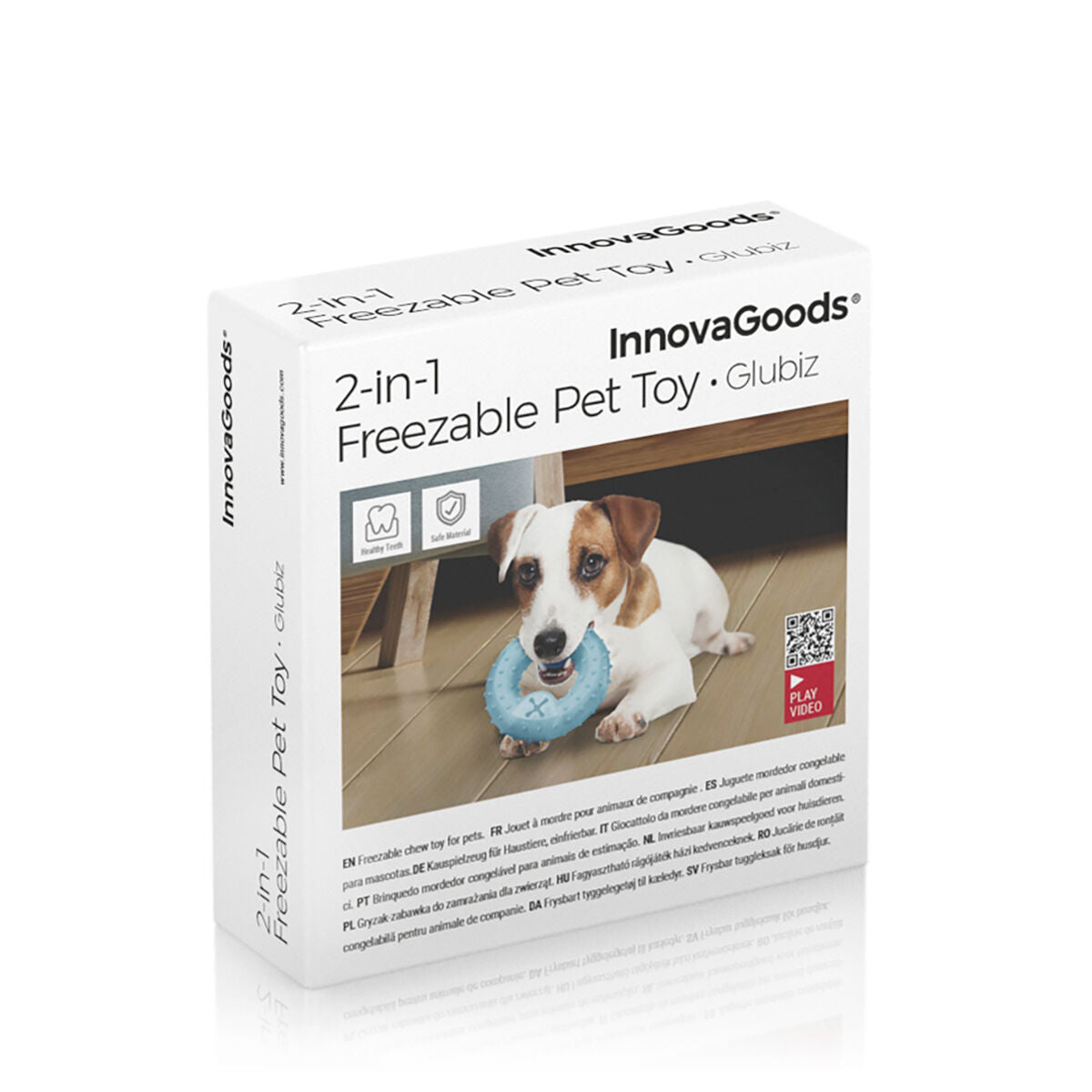 Mordedor congelable para perros 2 en 1