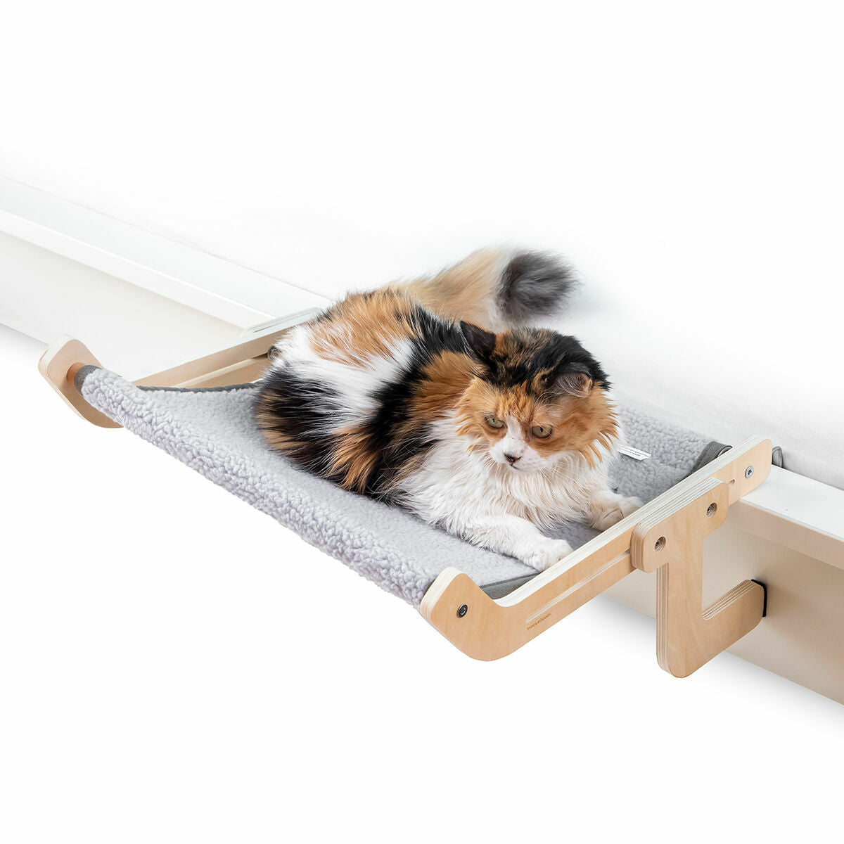 Hamaca para gatos que se engancha a tu cama