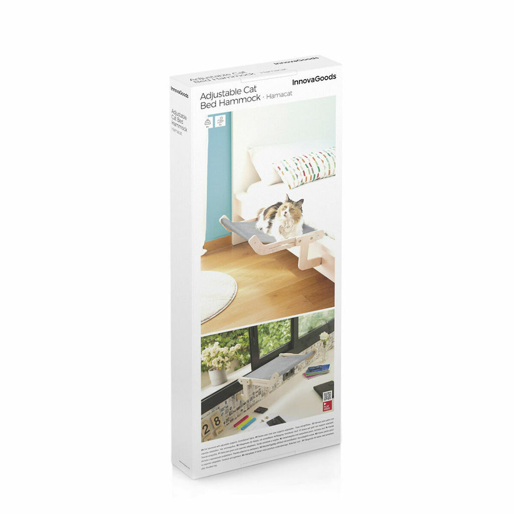 Hamaca para gatos que se engancha a tu cama
