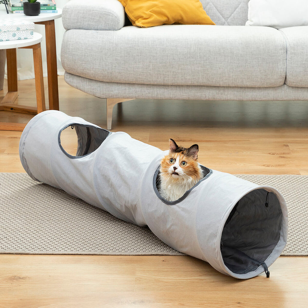 Túnel plegable para gatos
