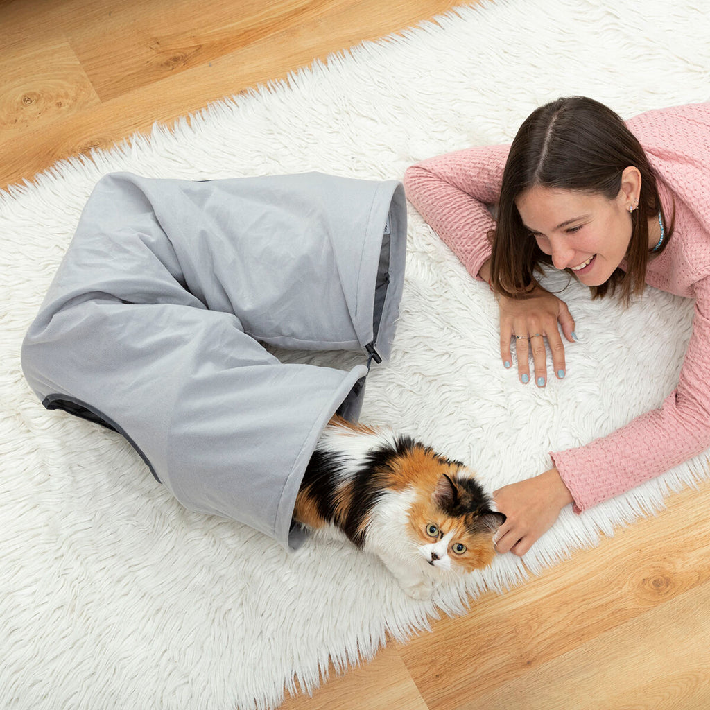 Túnel plegable para gatos