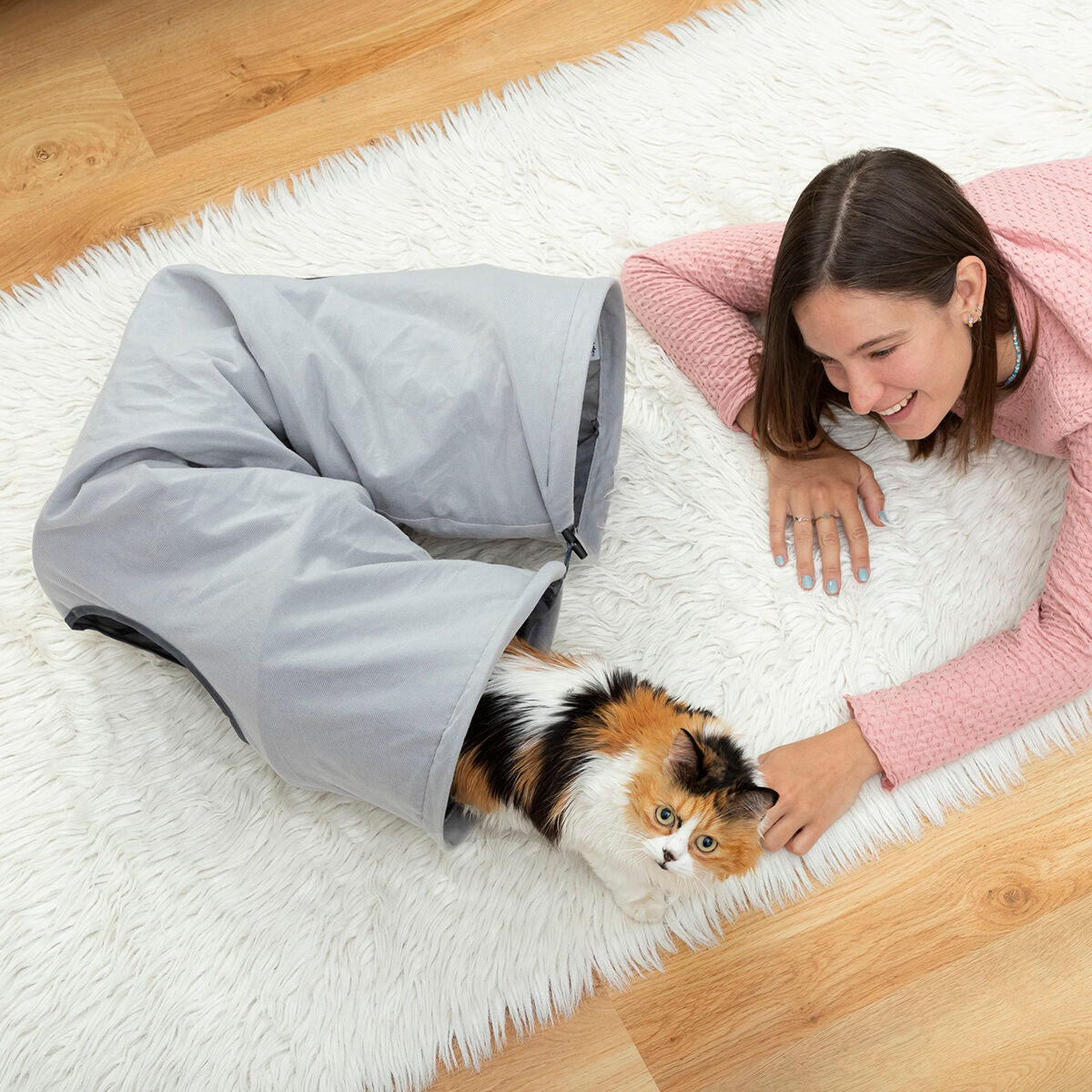 Túnel plegable para gatos