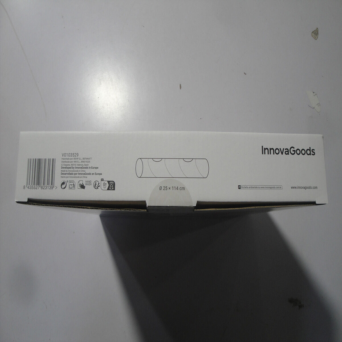 Etiqueta de seguridad del fabricante